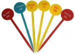 Bachelor Tooth Picks - Colored Sayings Naughty Picks